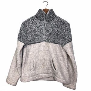 Love Tree Sherpa Fleece Pullover Size Small